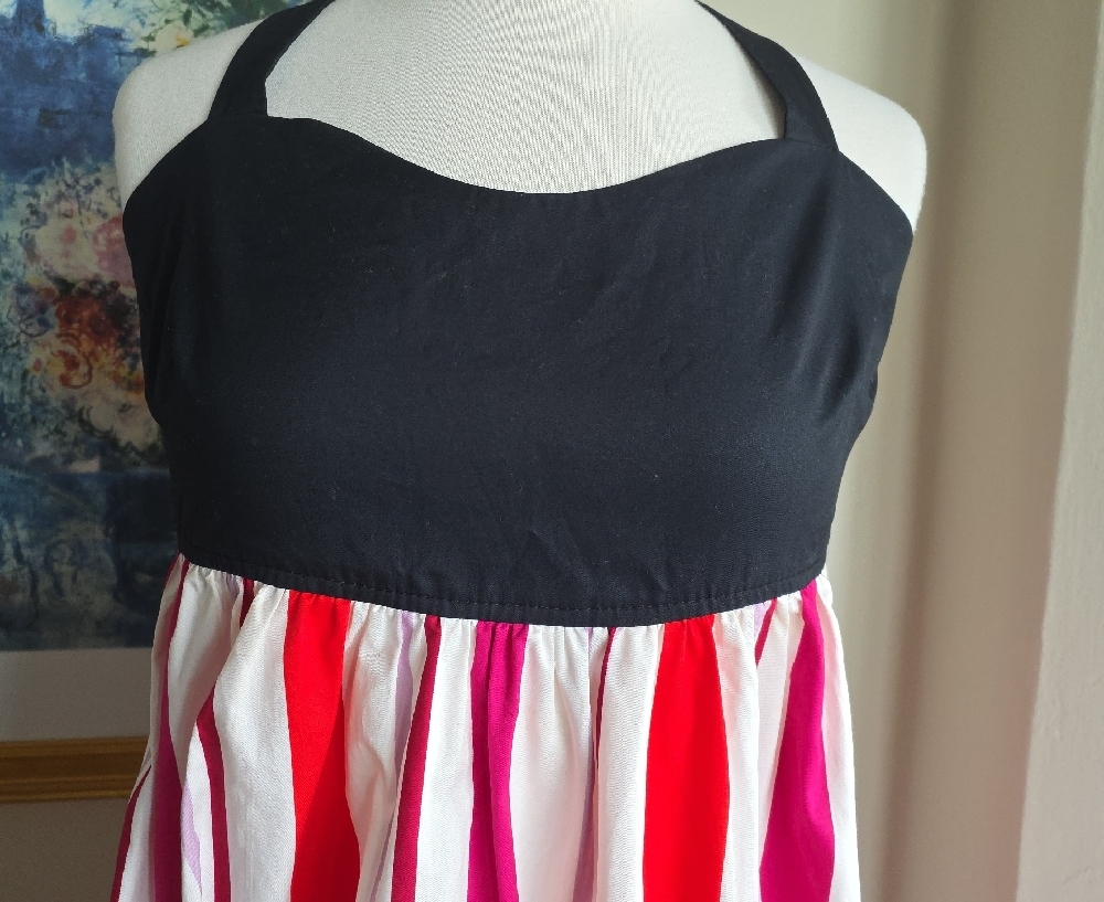 Kate Spade Black and Multicolor Striped Maxi Dress - Picture 4 of 16